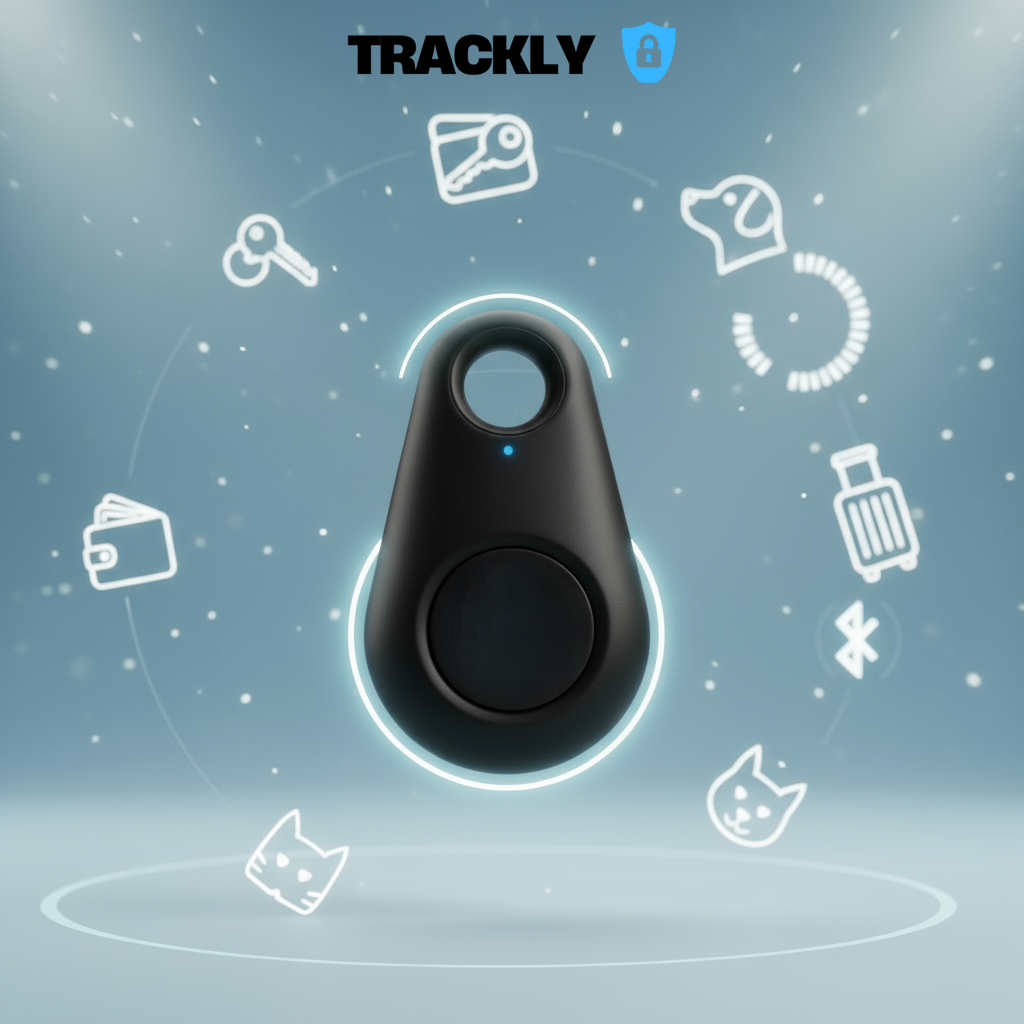 Trackly Mini™ — Localiza os teus animais, chaves e malas