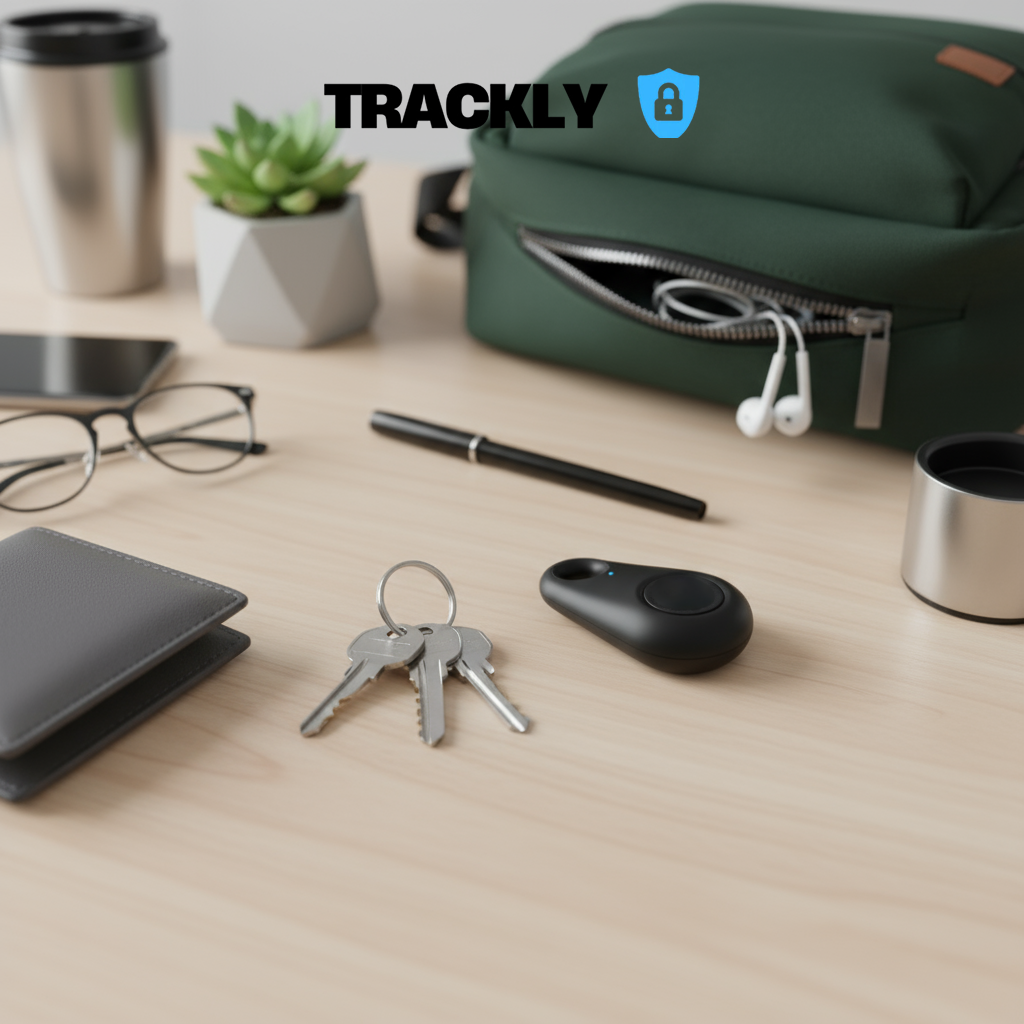 Trackly Mini™ — Localiza os teus animais, chaves e malas